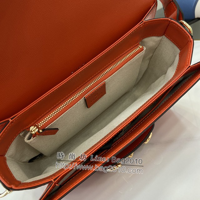 Gucci專櫃古馳最新款Horsebit 1955系列肩背包 jh2274型號：602204